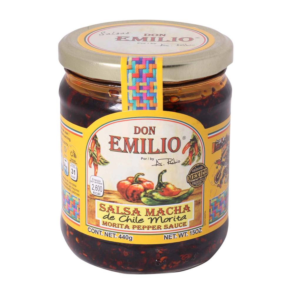 Salsa Macha Don Emilio Chile Morita 440 Gr  - ZK