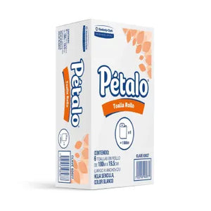 Toalla de Papel Pétalo Kimberly-Clark 6 Rollos de 180 m c/u - ZK