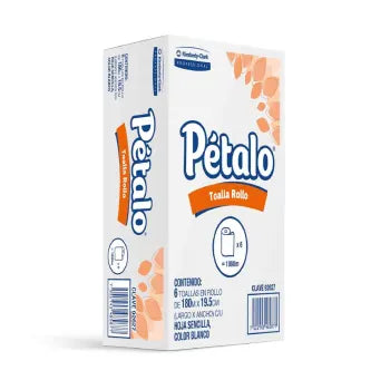 Toalla de Papel Pétalo Kimberly-Clark 6 Rollos de 180 m c/u - ZK