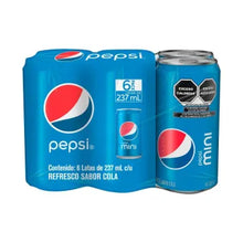 Cargar imagen en el visor de la galería, Refresco Pepsi 6 Pzas de 237 Ml - ZK