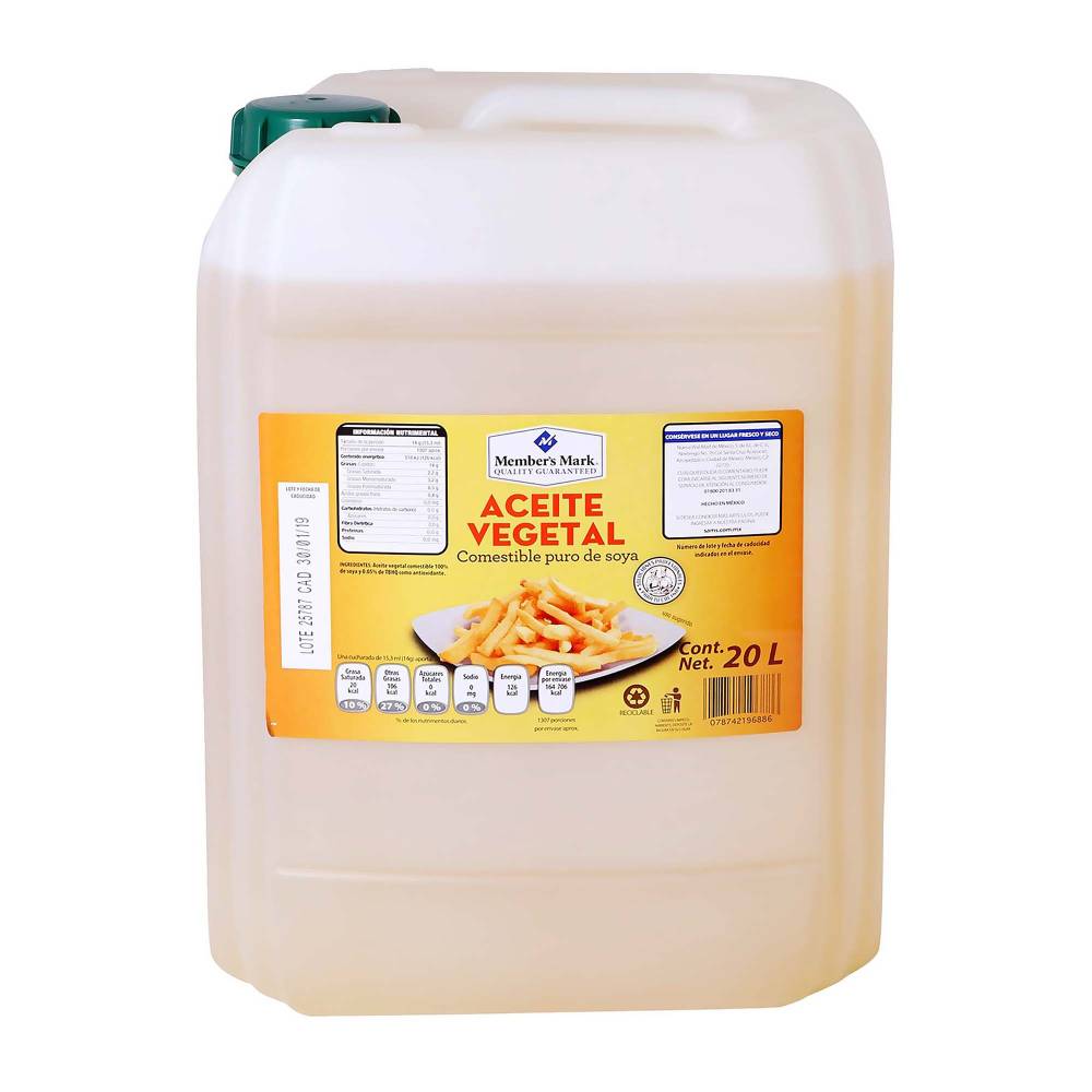 Aceite Vegetal Member's Mark 20L - ZK