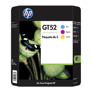 Botellas de Tinta HP GT52 Tricolor - ZK
