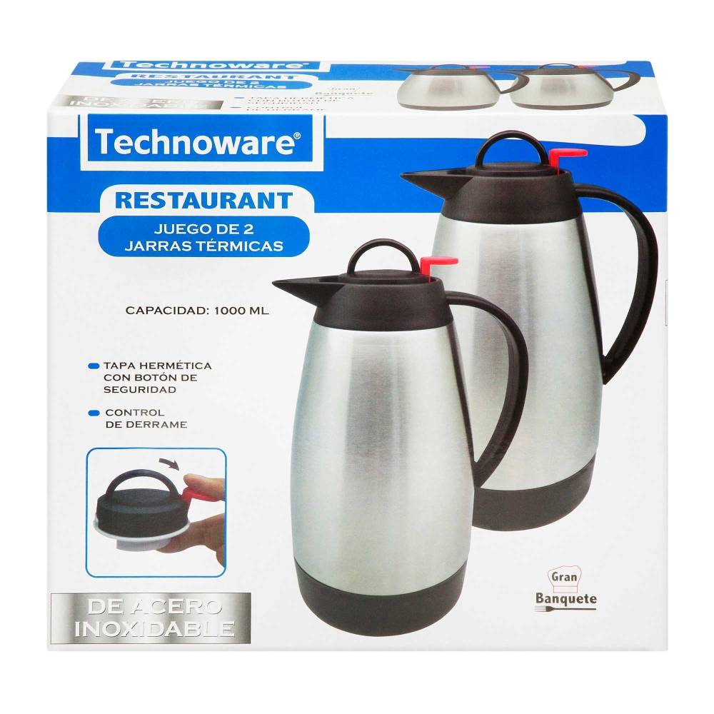 Jarra Térmica Technoware Acero Inoxidable 2P - ZK