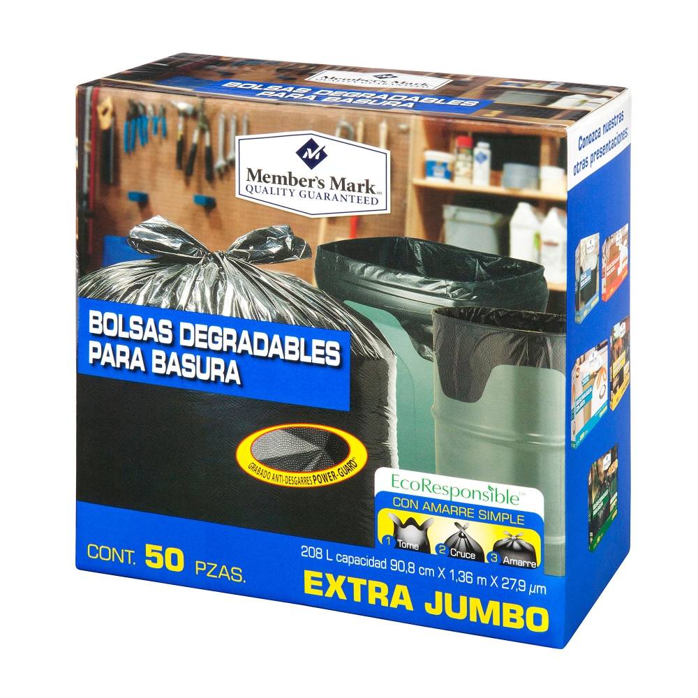 Bolsa para basura Member's Mark Extra Jumbo 50P - ZK