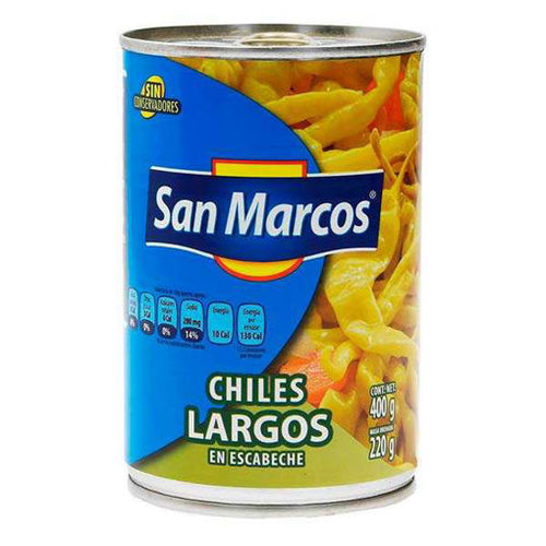 Caja Chiles Largos en Escabeche 400G/12P