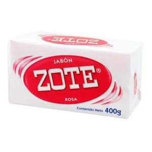 Jabón de Pasta Zote Rosa 6 Pzas de 400 Gr - ZK
