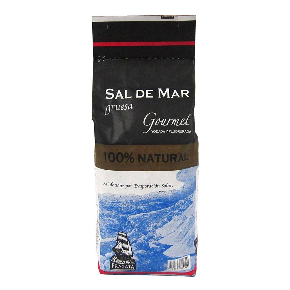 Sal de Mar Fragata Gourmet Gruesa Yodada y Fluorurada 3 Kg - ZK