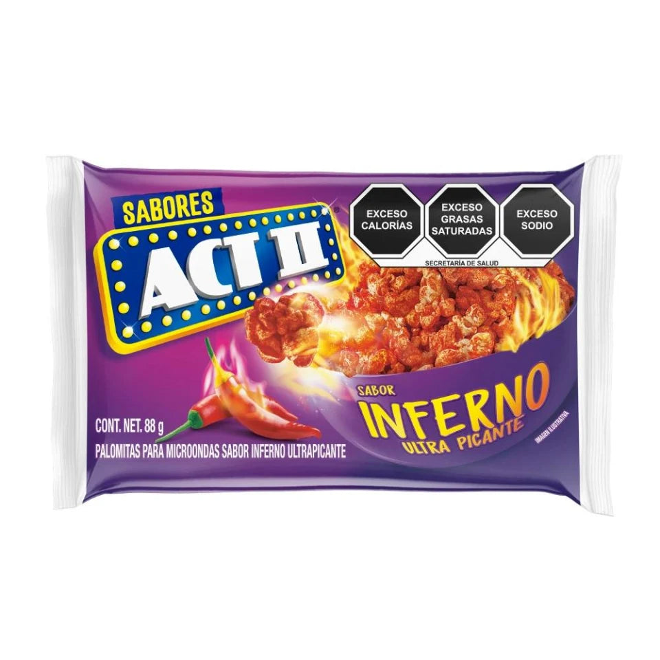 Exhibidor Palomitas ACT ll Infierno 88 G/15P