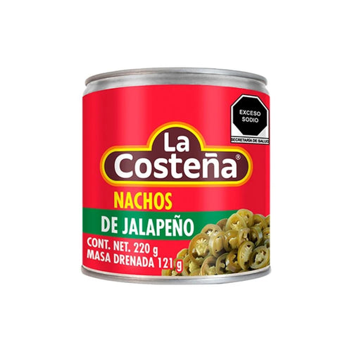 Caja Chiles Nachos Jalapeños 220G/24P - SCG