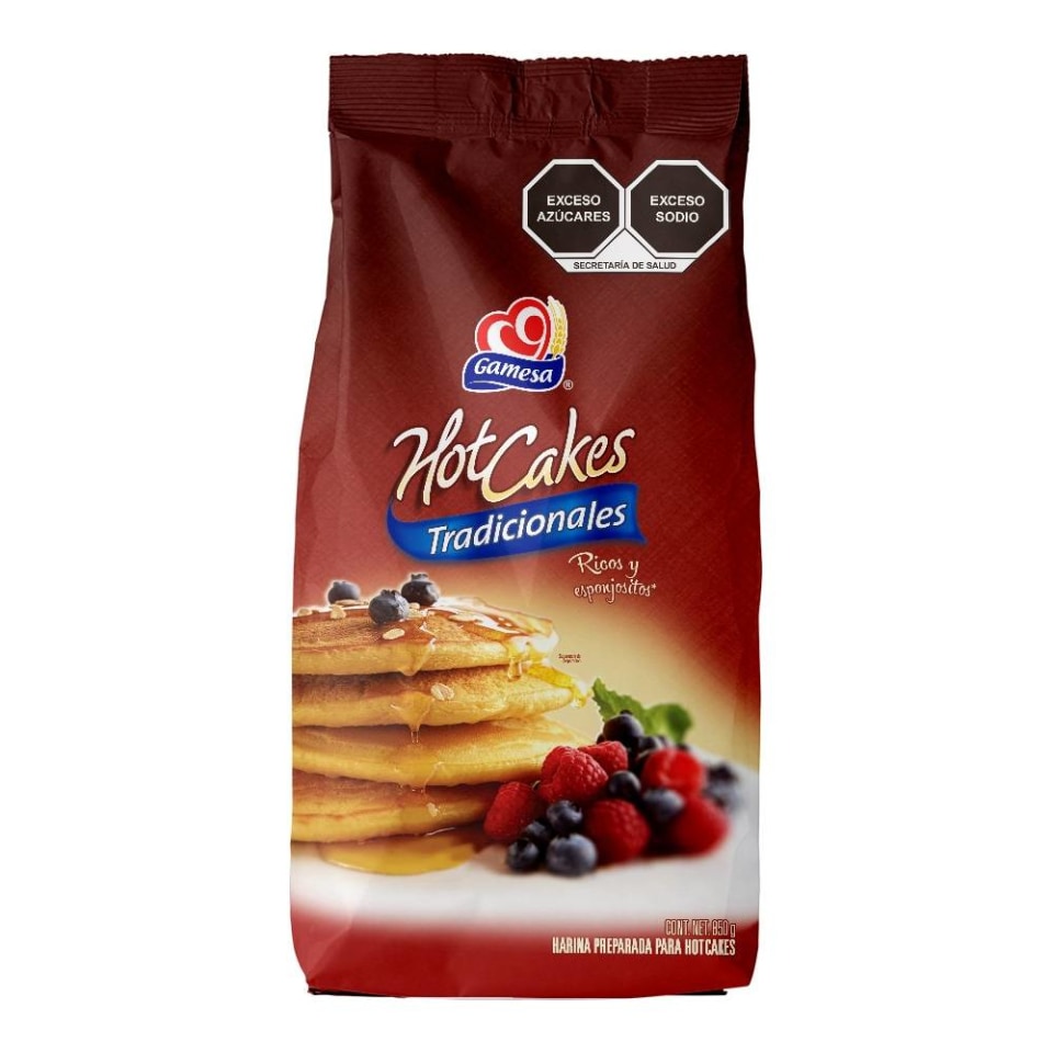 Caja Harina para Hot Cakes Gamesa Tradicional 800g/10p - SCG
