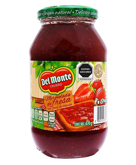 Caja Mermelada de Fresa Del Monte 470G/12P - SCG
