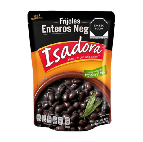 Caja Frijoles Enteros Negros Isadora 454G/12P