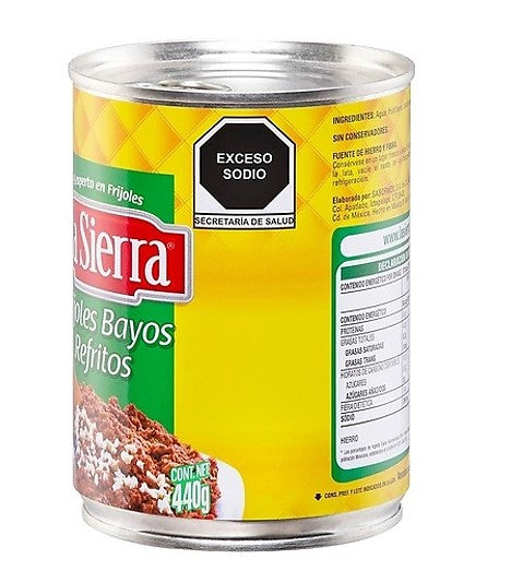Caja Frijol Bayo Refrito La Sierra 440G/24P - SCG