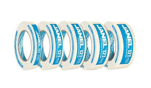 Masking tape 121 Janel de 12 mm x 50 m, 1 caja /72 pzas