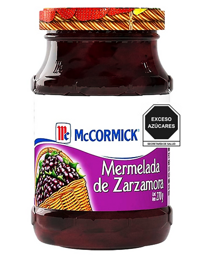 Caja Mermelada McCormick Zarzamora 270G/24P