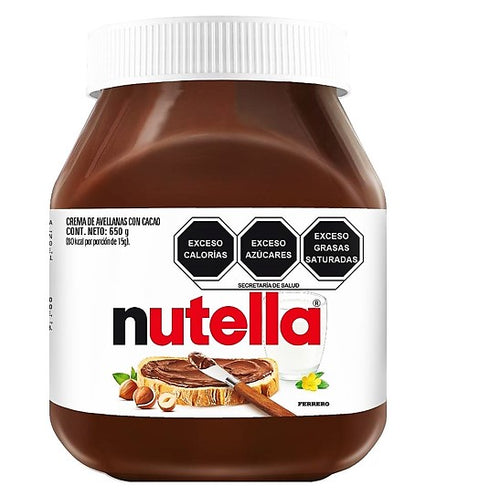 Caja Crema de Avellanas Ferrero Nutella 650G/12P