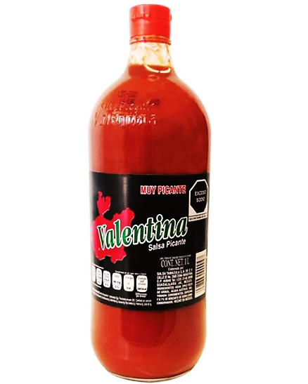 Caja Salsa Valentina Negra 1L/12P