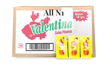 Cargar imagen en el visor de la galería, Caja Salsa Valentina Amarilla sobre 9 Paquetes/100pz/10gr
