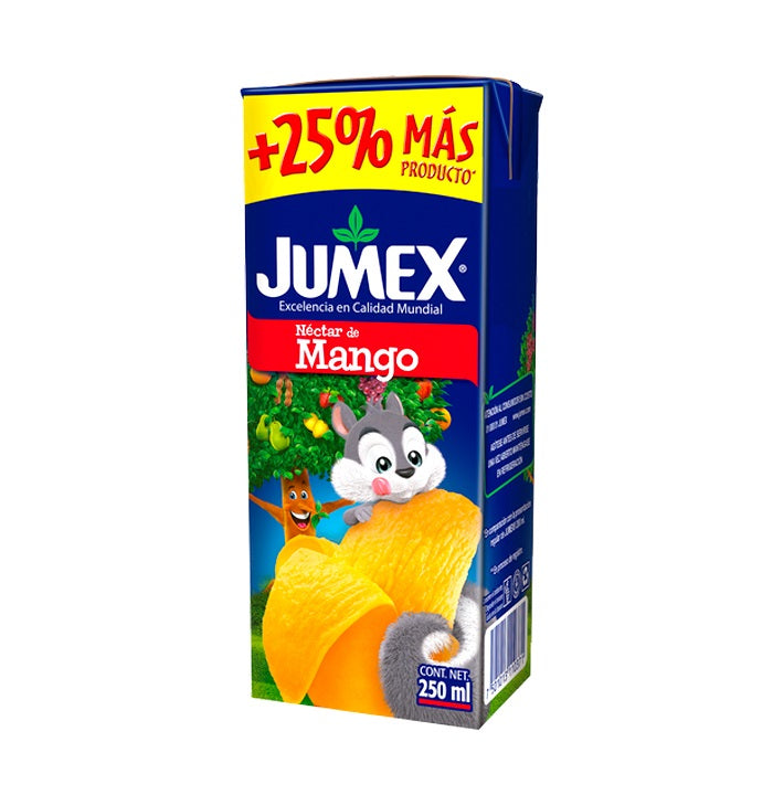 Caja Jugo Jumex mini brik Mango 250M/50P