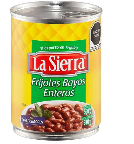 Caja Frijol Bayo Entero La Sierra 560G/12P - SCG