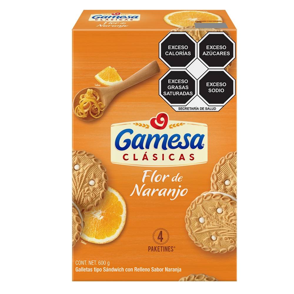 Caja Flor de Naranjo Gamesa 600G/12P - SCG