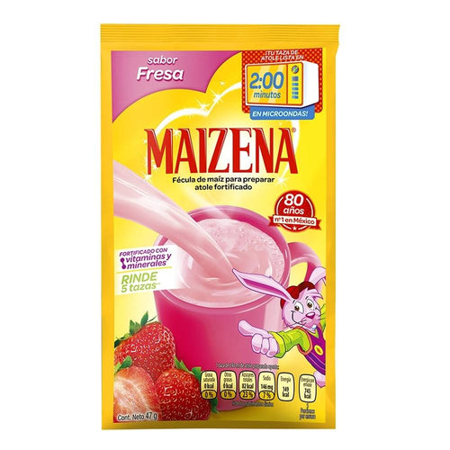 Exhibidor Atole Maizena Fresa 47G/24S