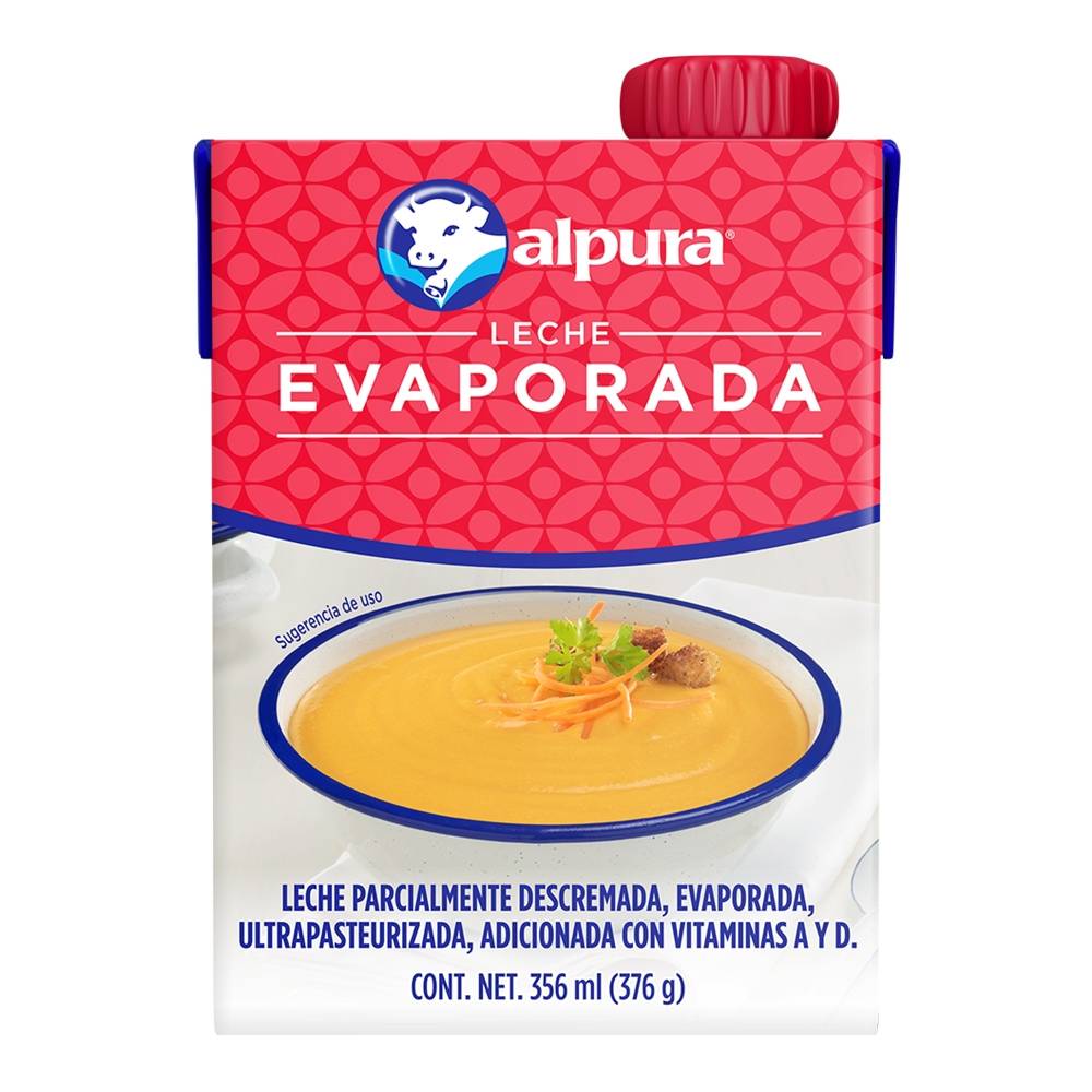 Caja Leche Evaporada Alpura 356/24P - SCG