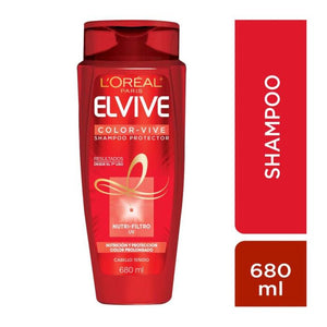 Media Caja Shampoo Elvive Color Vive 680M/6P