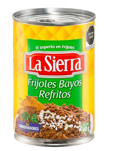 Caja Frijol Bayo Refrito La Sierra 440G/24P - SCG