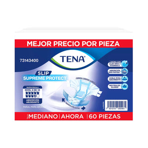 Tena Slip Supreme Mediano 60 pzas - KOZ