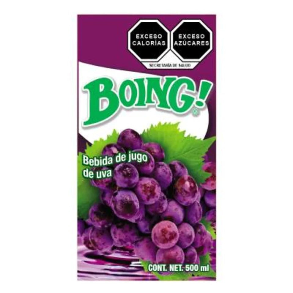 Caja bebida Boing uva 500M/24P - SCG