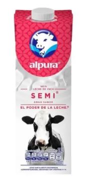 Caja Leche Alpura 2000 Semi Roja 1L/12P  - SCG