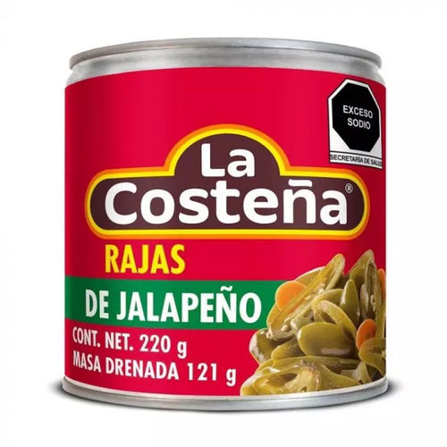 Caja Chiles Rajas La Costeña 220G/48P