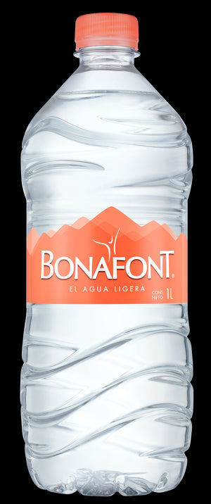 Paquete agua Bonafont 1L/12P