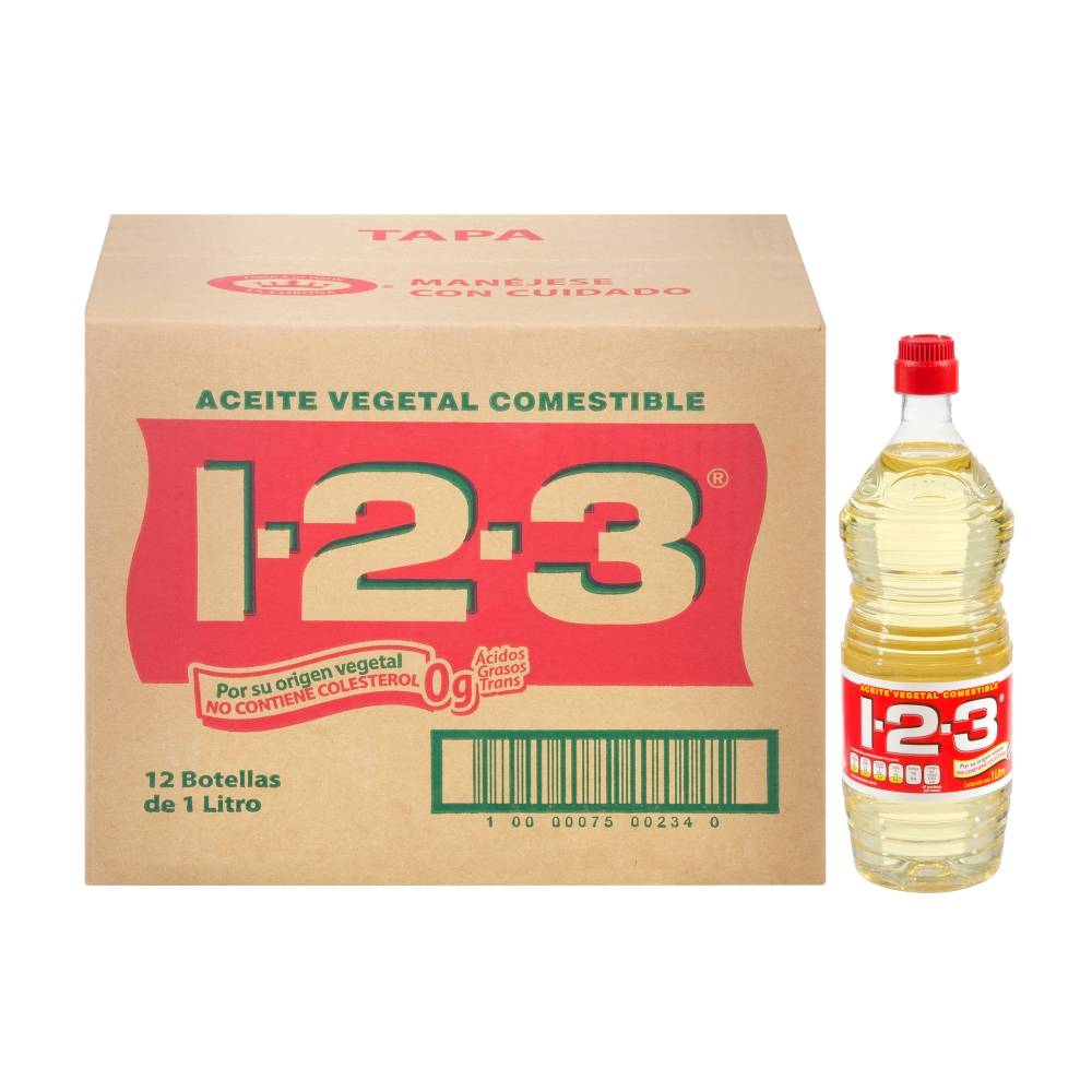 Caja aceite 1-2-3 1L/12B