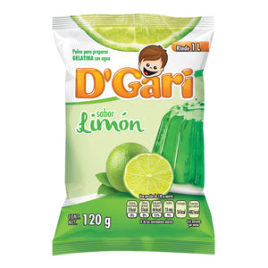 Caja Gelatina de Limon D´Gari 120G/50B - SCG