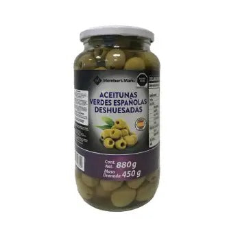 Aceitunas Verdes Españolas Member's Mark Sin Hueso 880G - ZK