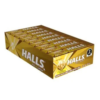 Caramelo Macizo Halls Miel 18P - ZK