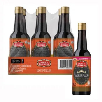 Salsa Inglesa Crosse & Blackwell 6 Pzas de 145 Ml - ZK