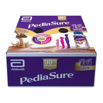 PediaSure Plus Abbott Sabor Chocolate 16 Pzas de 237 Ml - ZK