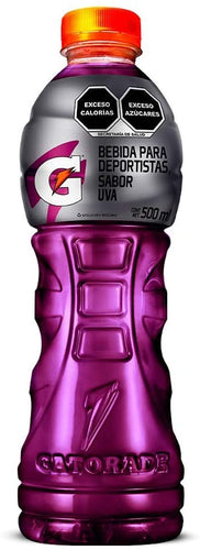 Caja bebida Gatorade botella uva 500M/6P