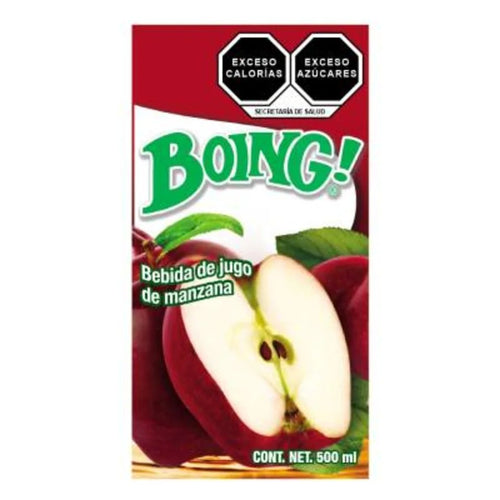 Caja bebida Boing sabor manzana 500M/24P - SCG