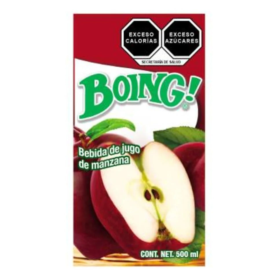 Caja bebida Boing sabor manzana 500M/24P - SCG