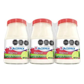 Mayonesa McCormick con Jugo de Limón 3P/390G - ZK