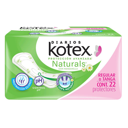 Caja Toalla Kotex Panty Manzanilla Regular 22C/14P - SCG