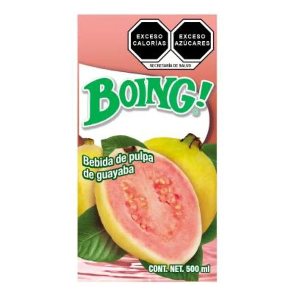 Caja bebida Boing guayaba 500M/24P