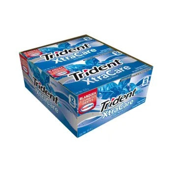 Goma de Mascar Trident Xtra Care Menta 12 pzs - ZK
