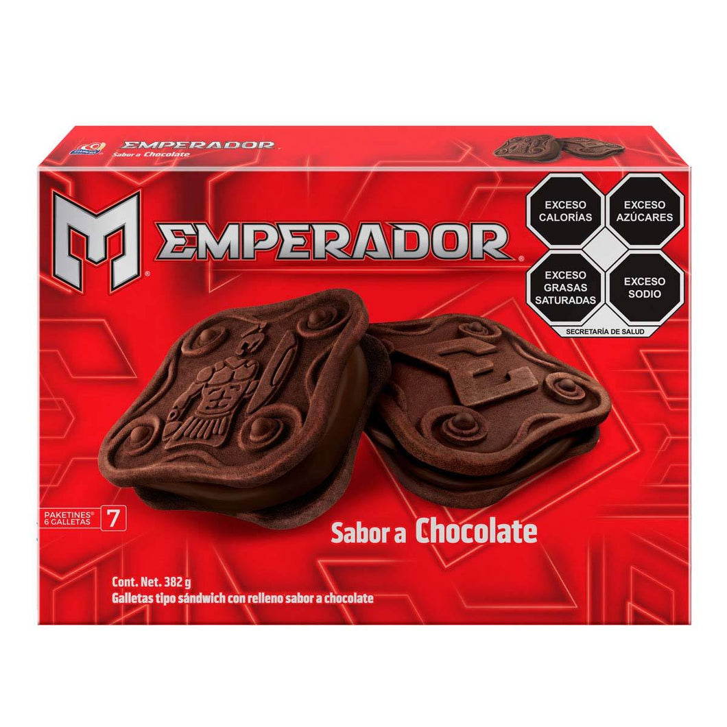Caja Emperador Chocolate Gamesa 382G/12P