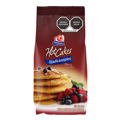 Caja Harina para Hot Cakes Gamesa Tradicional 500G/20P - SCG
