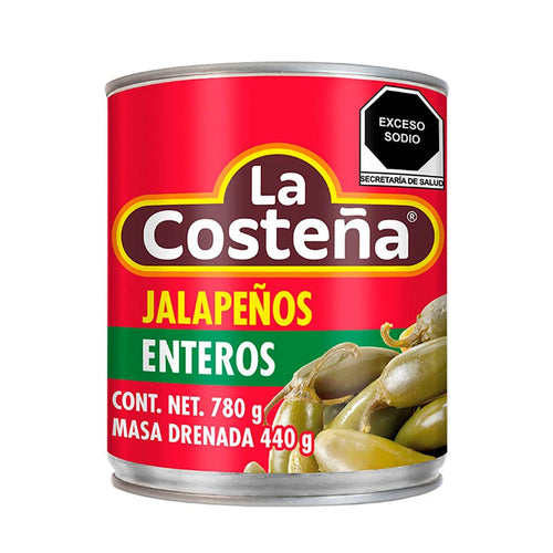 Caja Chile Jalapeño Entero La Costeña 780G/12L - SCG